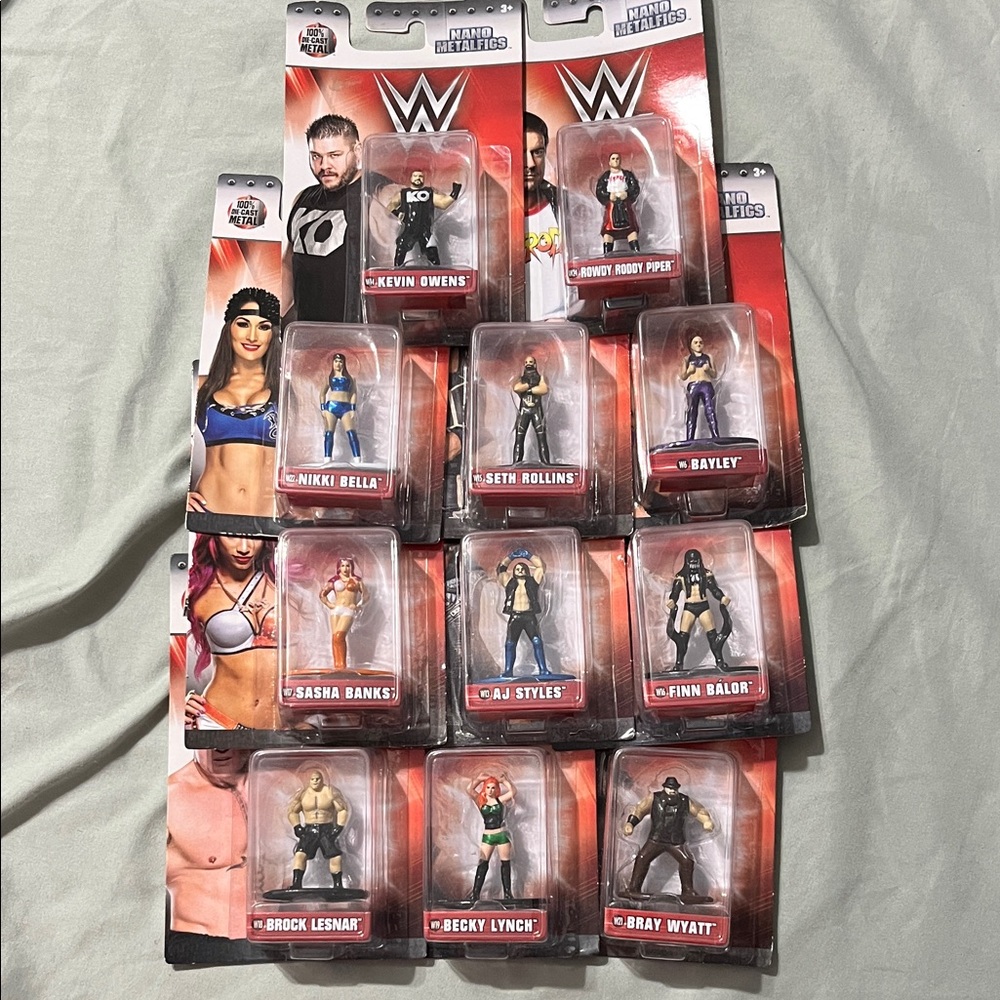 WWE NANOMETALFIGS LOT